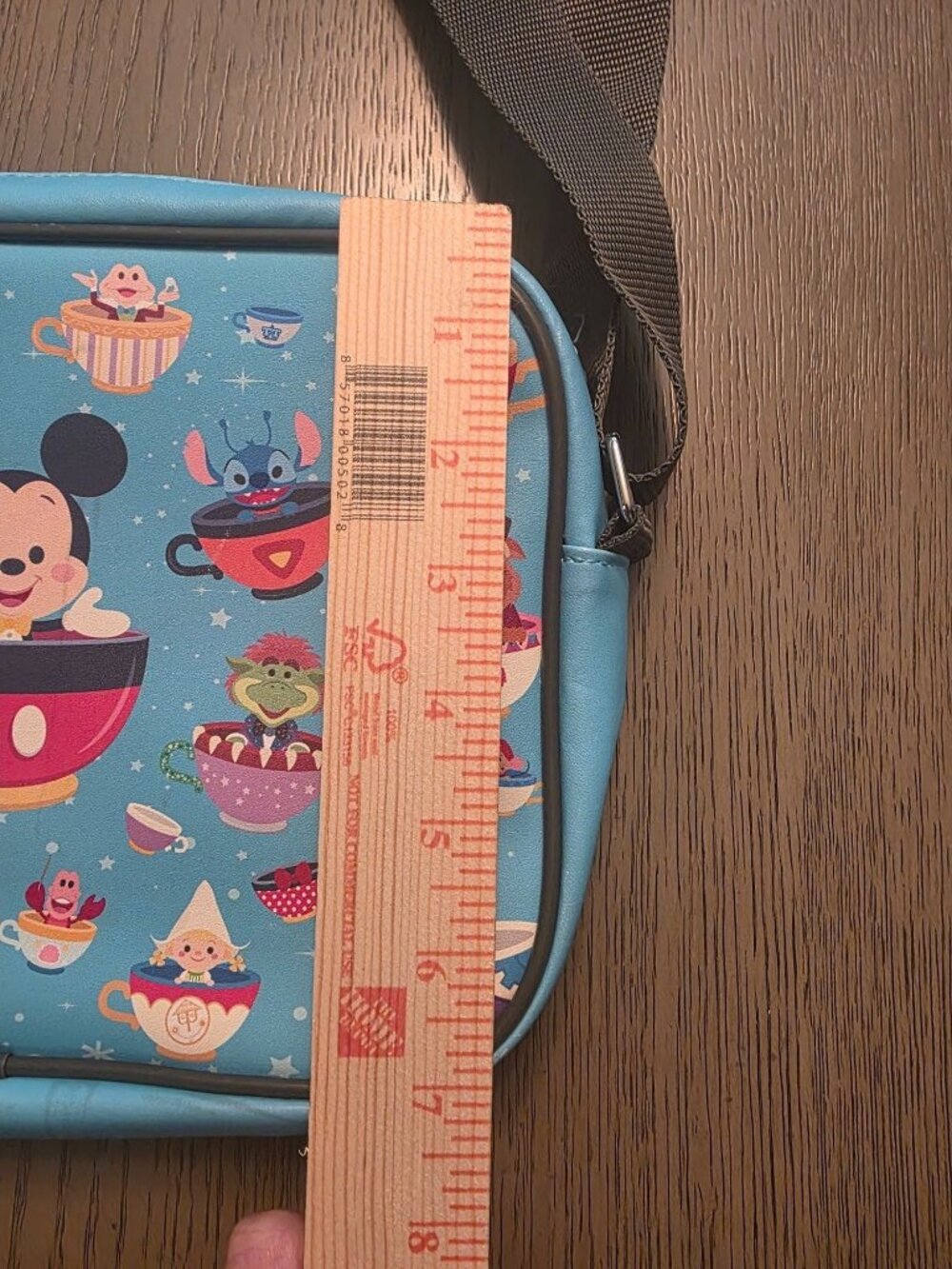 Disney Parks Mickey Mouse Kids Blue Crossbody Travel Bag Purse GUC - Picture 9 of 10